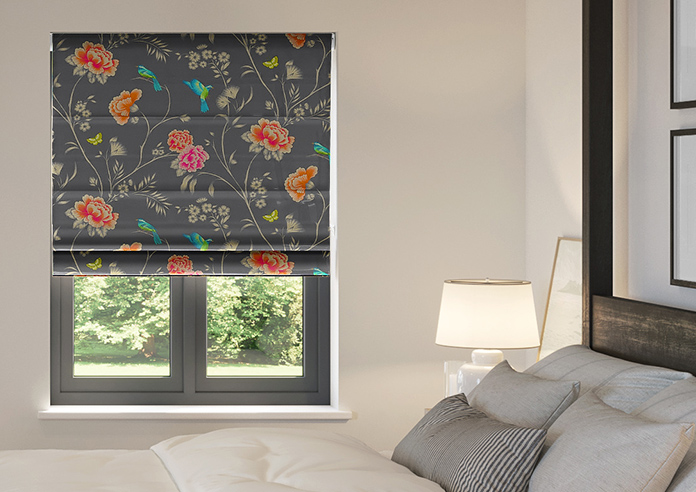 Borneo, Obsidian - Twist&Fit Roman Blind - Image 3